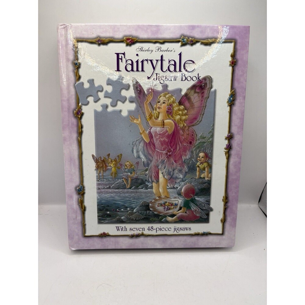 SHIRLEY BARBERS FAIRYTALE JIGSAW BOOK 7 JIGSAW PUZZLES 48 PIECES HARDCOVER BOOK